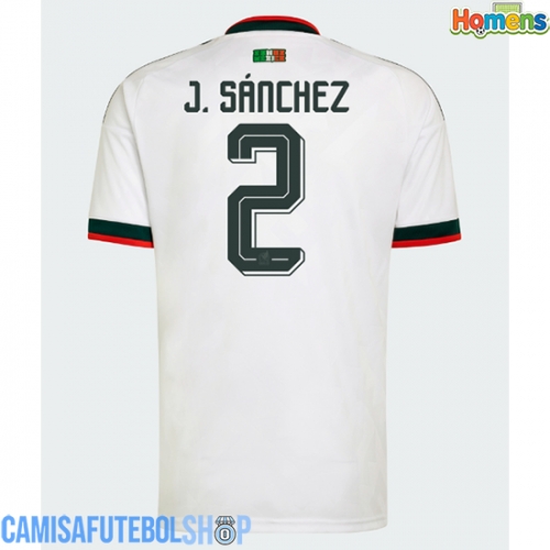 Camisa de time de futebol México Jorge Sanchez #2 Replicas 2º Equipamento Mundo 2026 Manga Curta